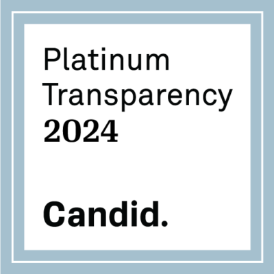 2024 platinum transparency seal by candid dot org